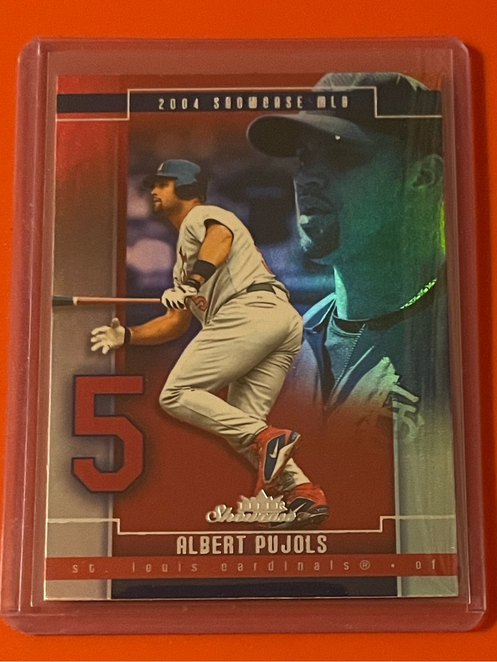 Albert Pujols #86 2004 Fleer Showcase Baseball Trading Card